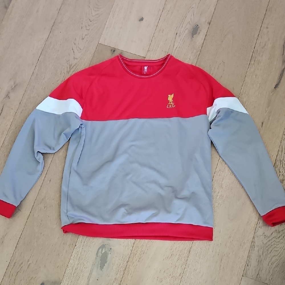 Red and Gray Liverpool FC Sweatshirt